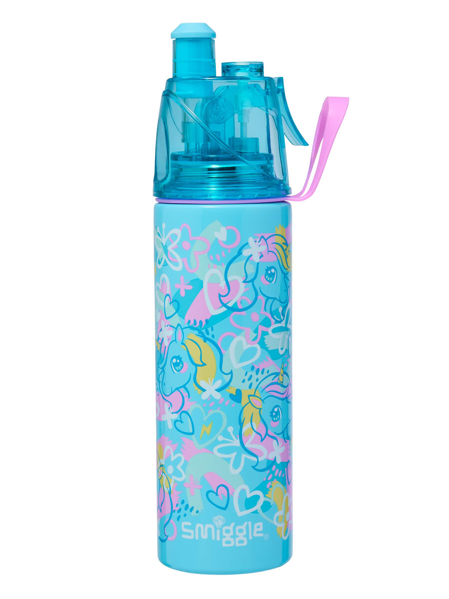 botella de acero inoxidable aislada bright eyes para bebidas con pulverizador 500 ml