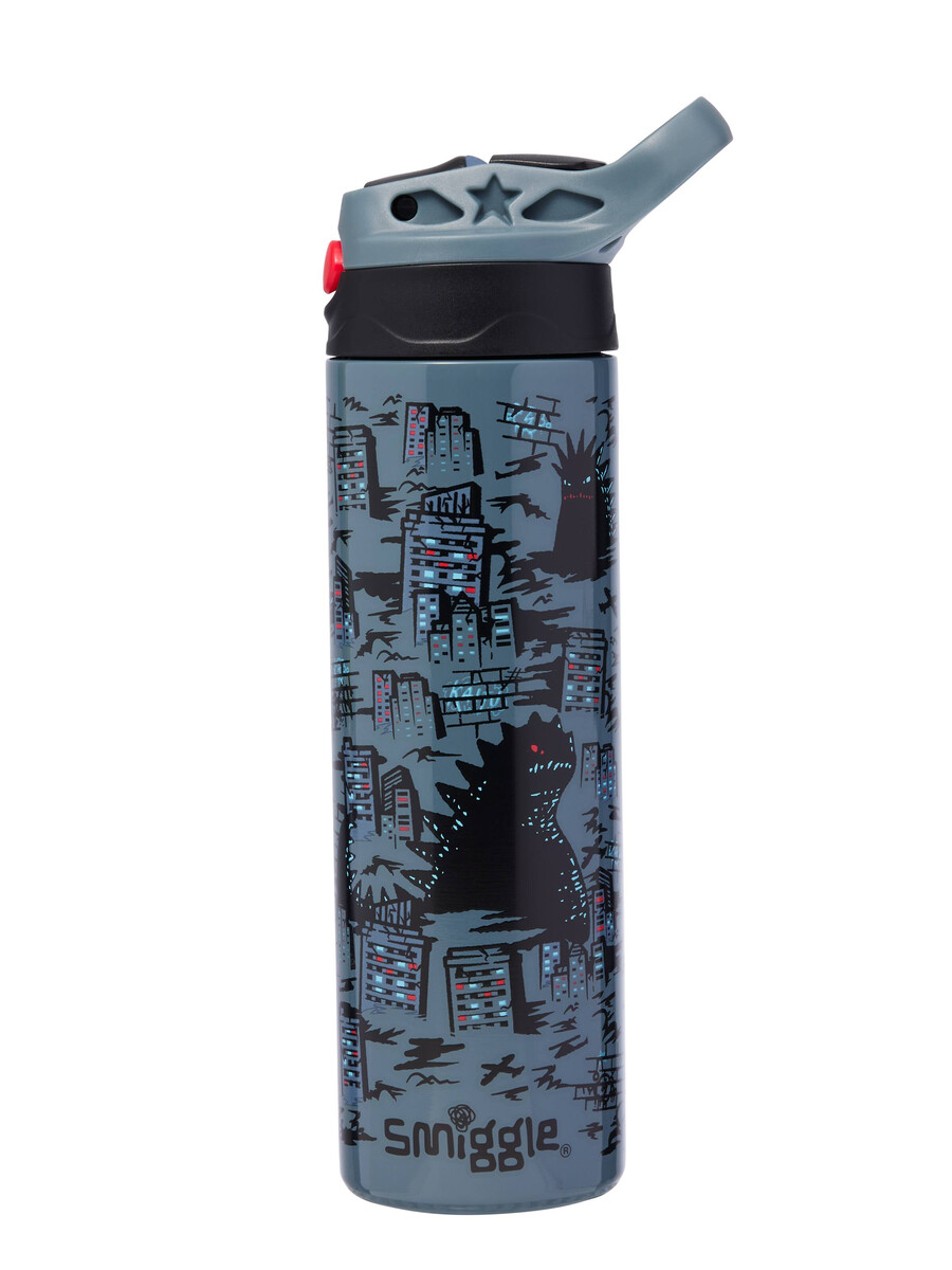 botella de acero inoxidable bright eyes con tapa abatible de 520 ml