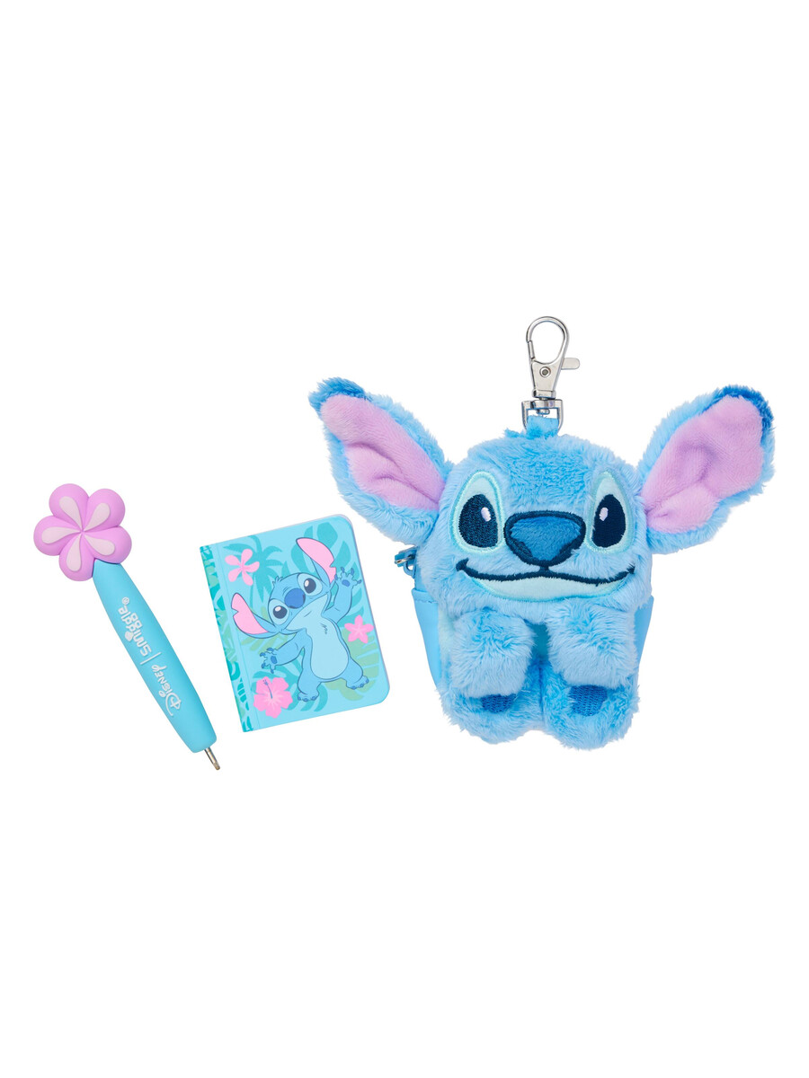 llavero con bloc de notas stitch mini pen pal