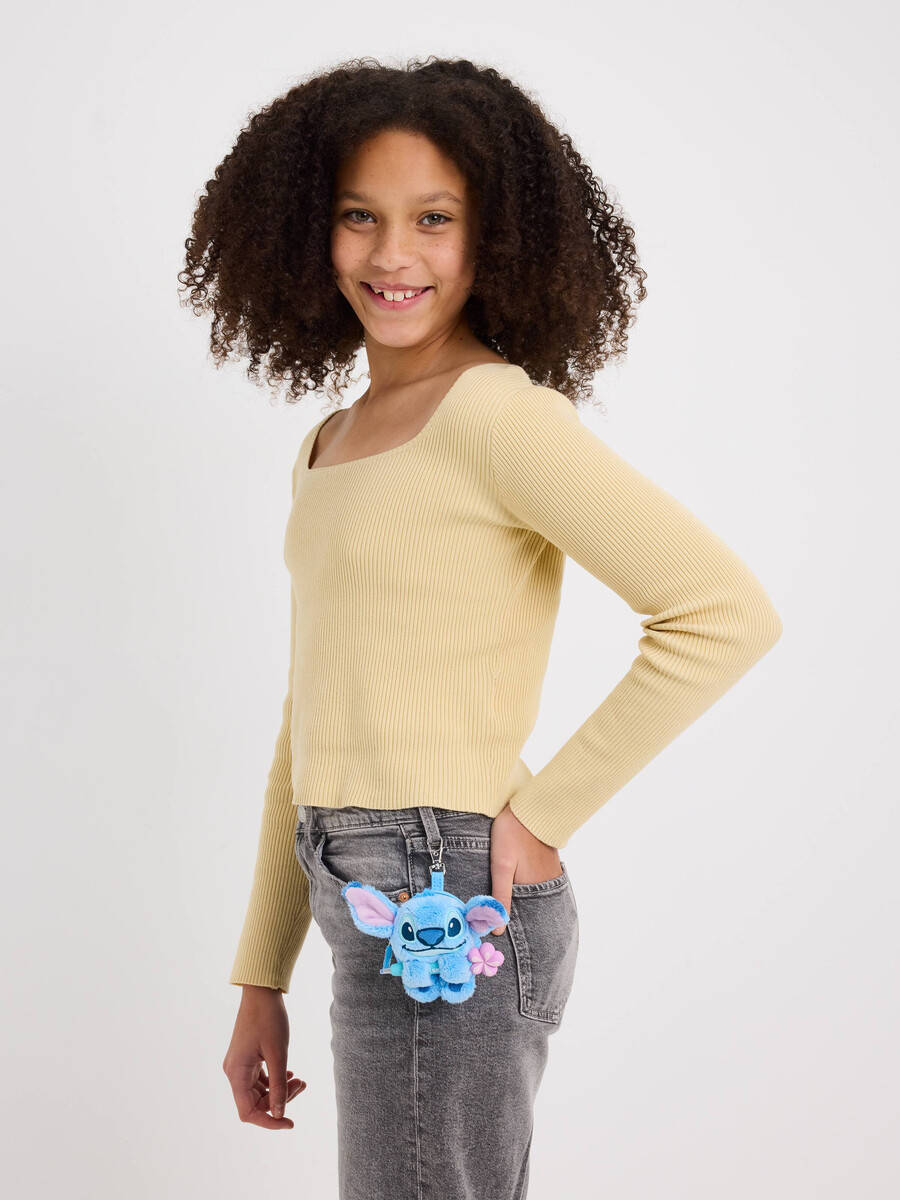 llavero con bloc de notas stitch mini pen pal