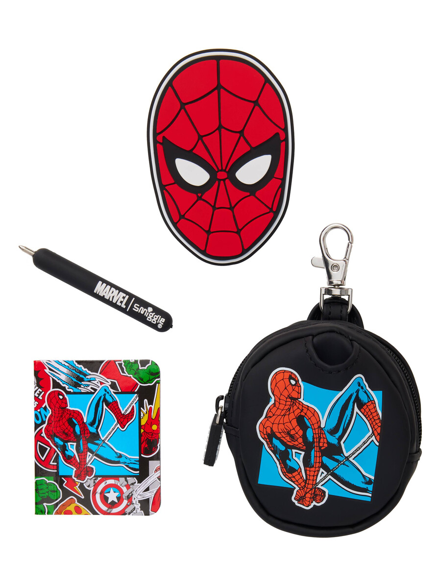 llavero con bloc de notas marvel mini pen pal