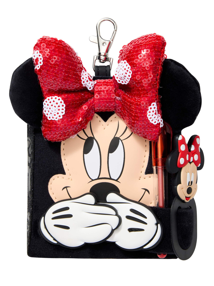 llavero con mini libreta de minnie mouse