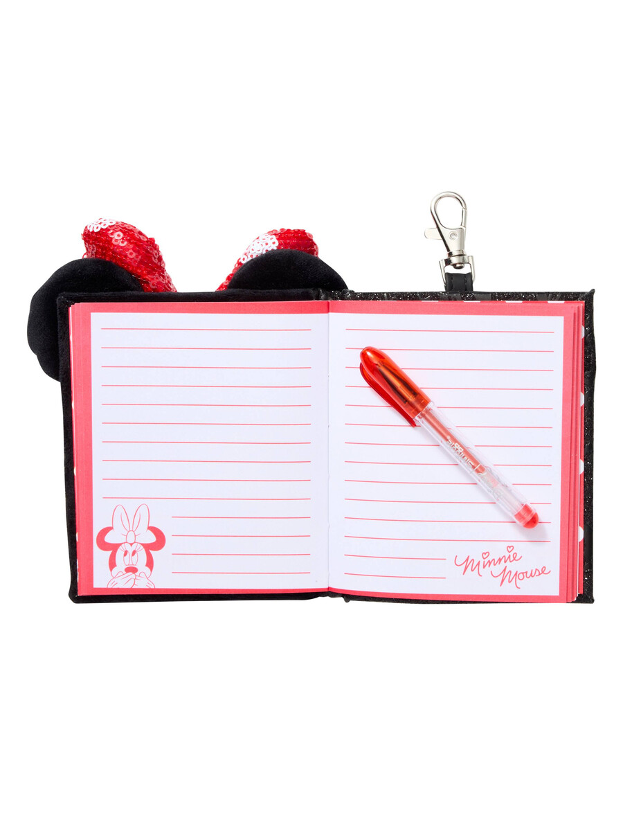 llavero con mini libreta de minnie mouse