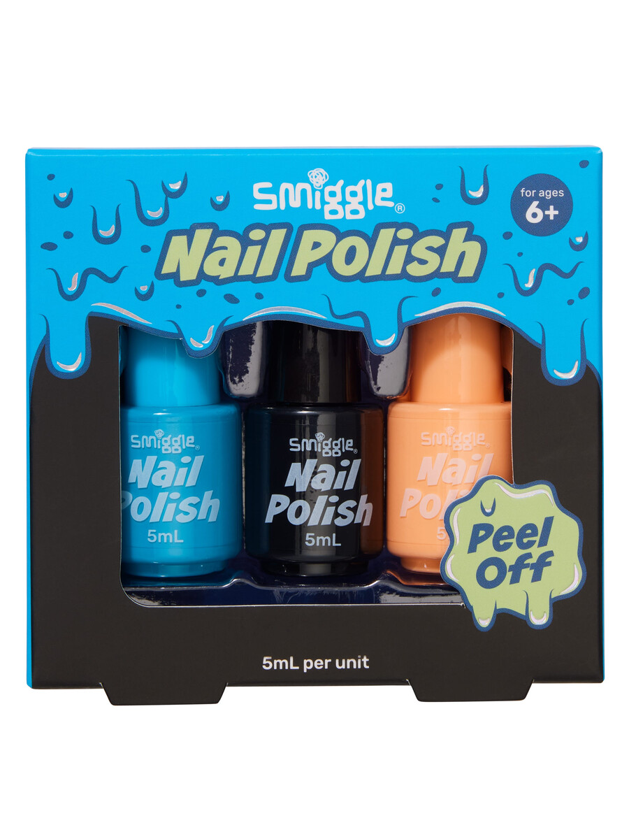 paquete de 3 esmaltes de uñas