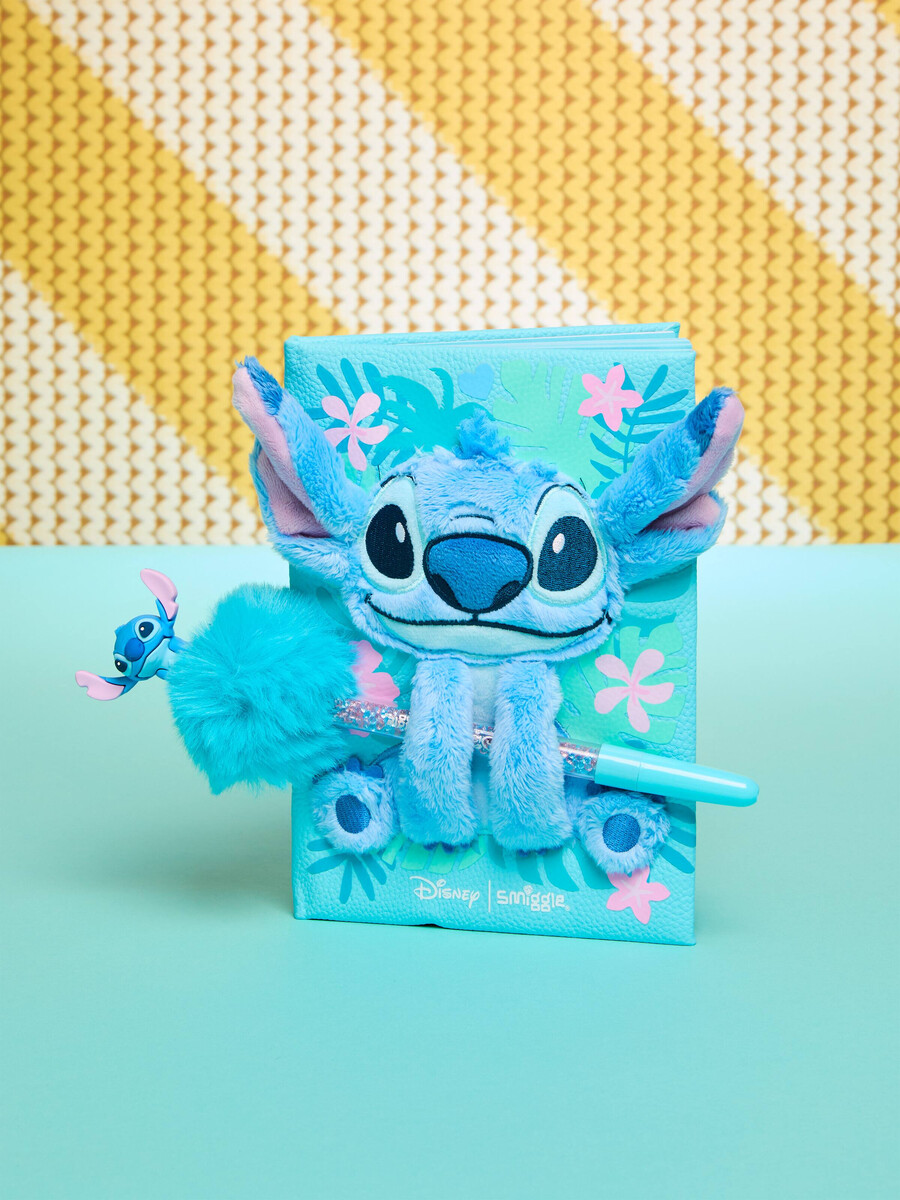 cuaderno esponjoso stitch a5