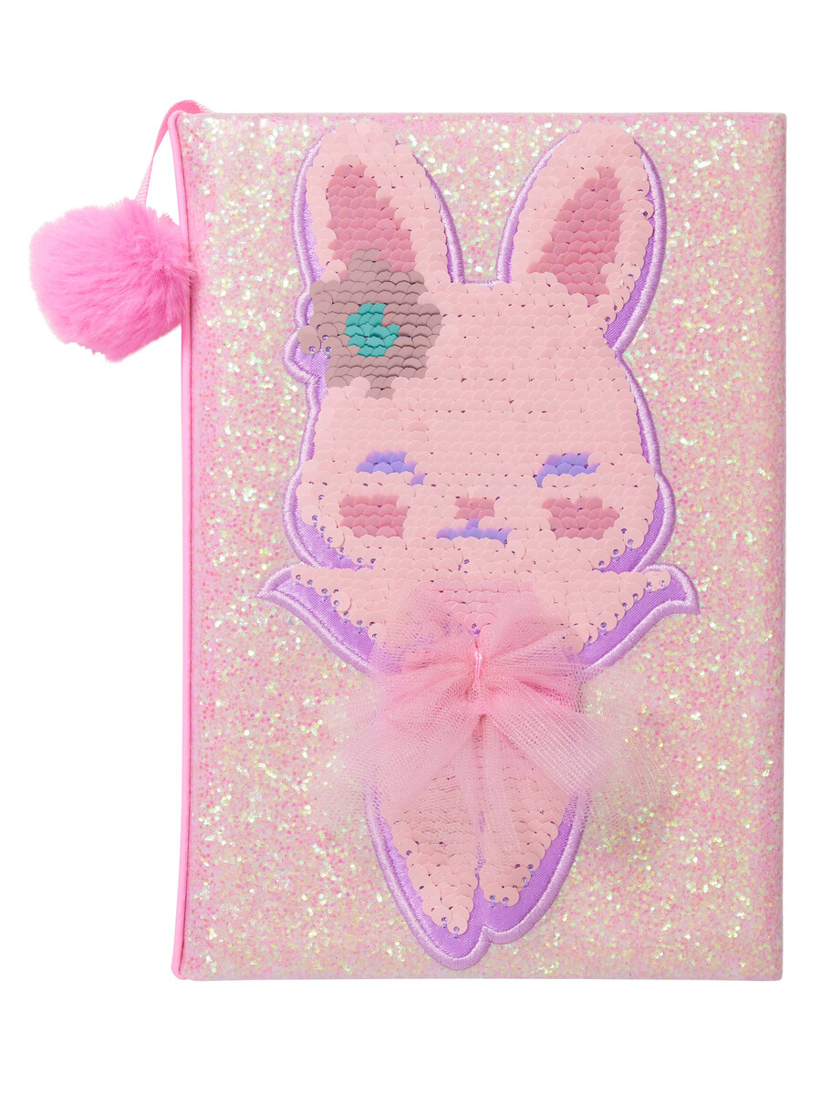 cuaderno a5 de fantasía de lentejuelas