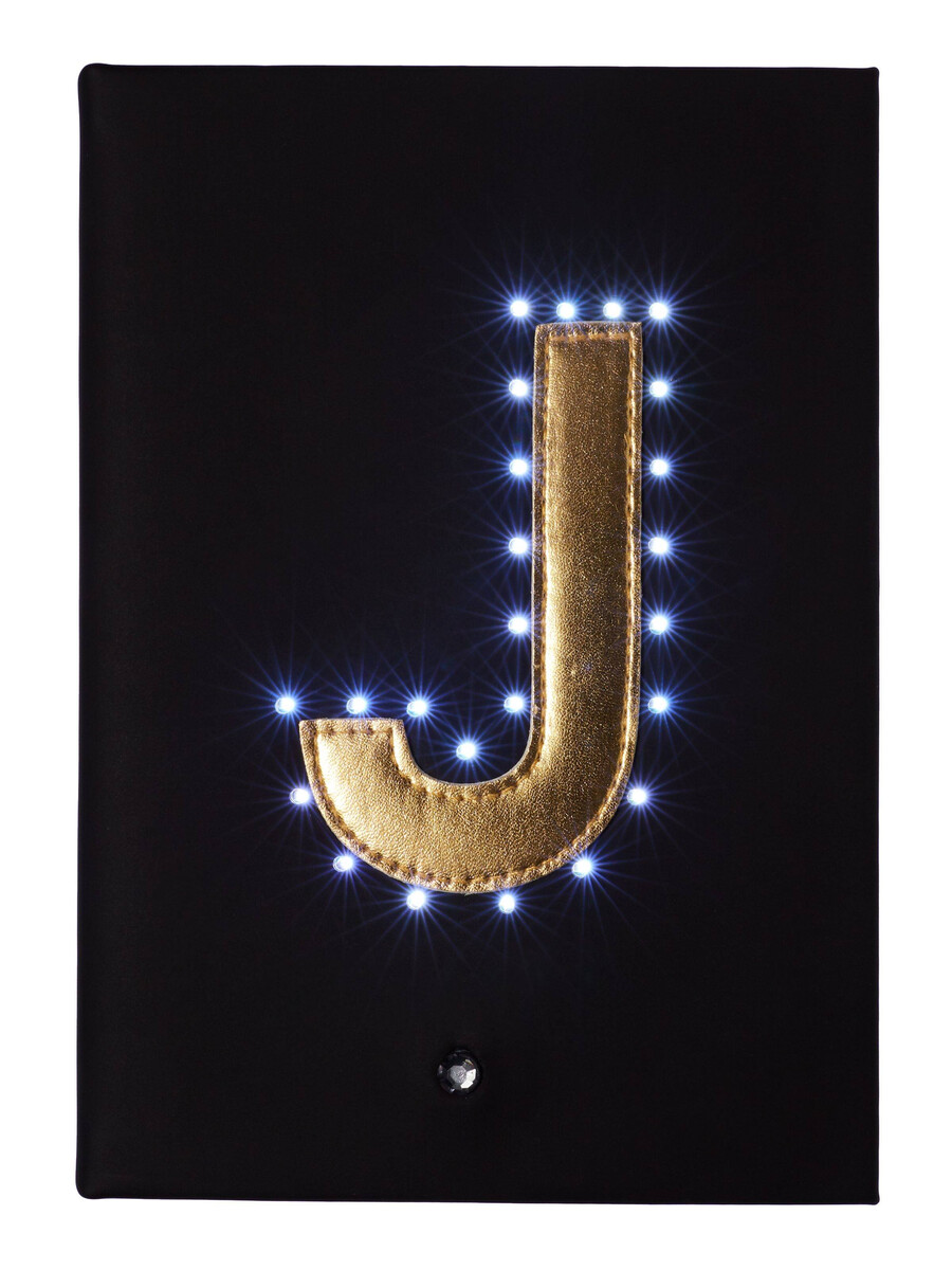 cuaderno a5 con alfabeto luminoso