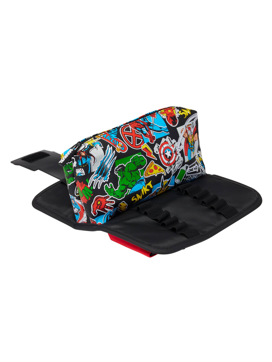 estuche utilitario para lápices marvel
