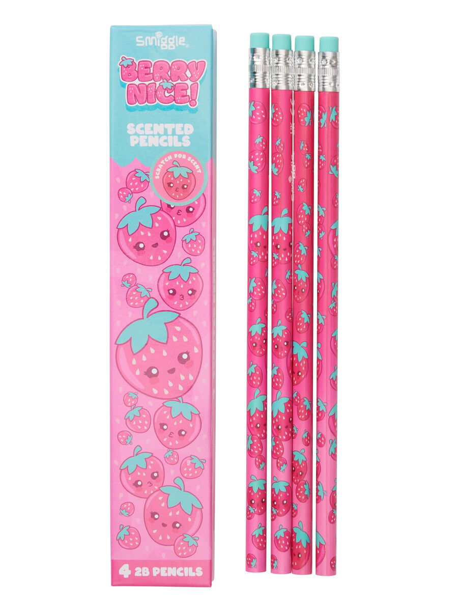 paquete de 4 lápices perfumados