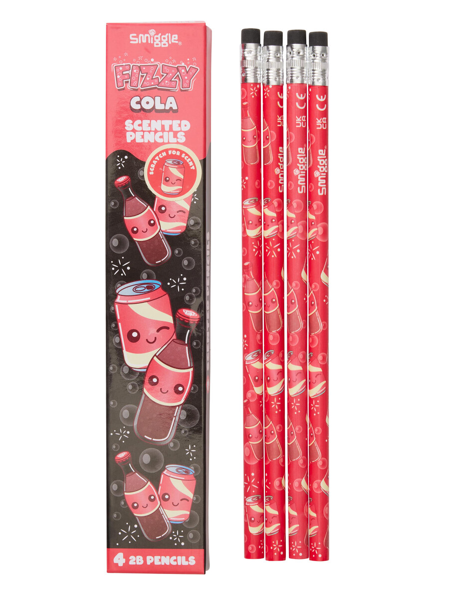 paquete de 4 lápices perfumados