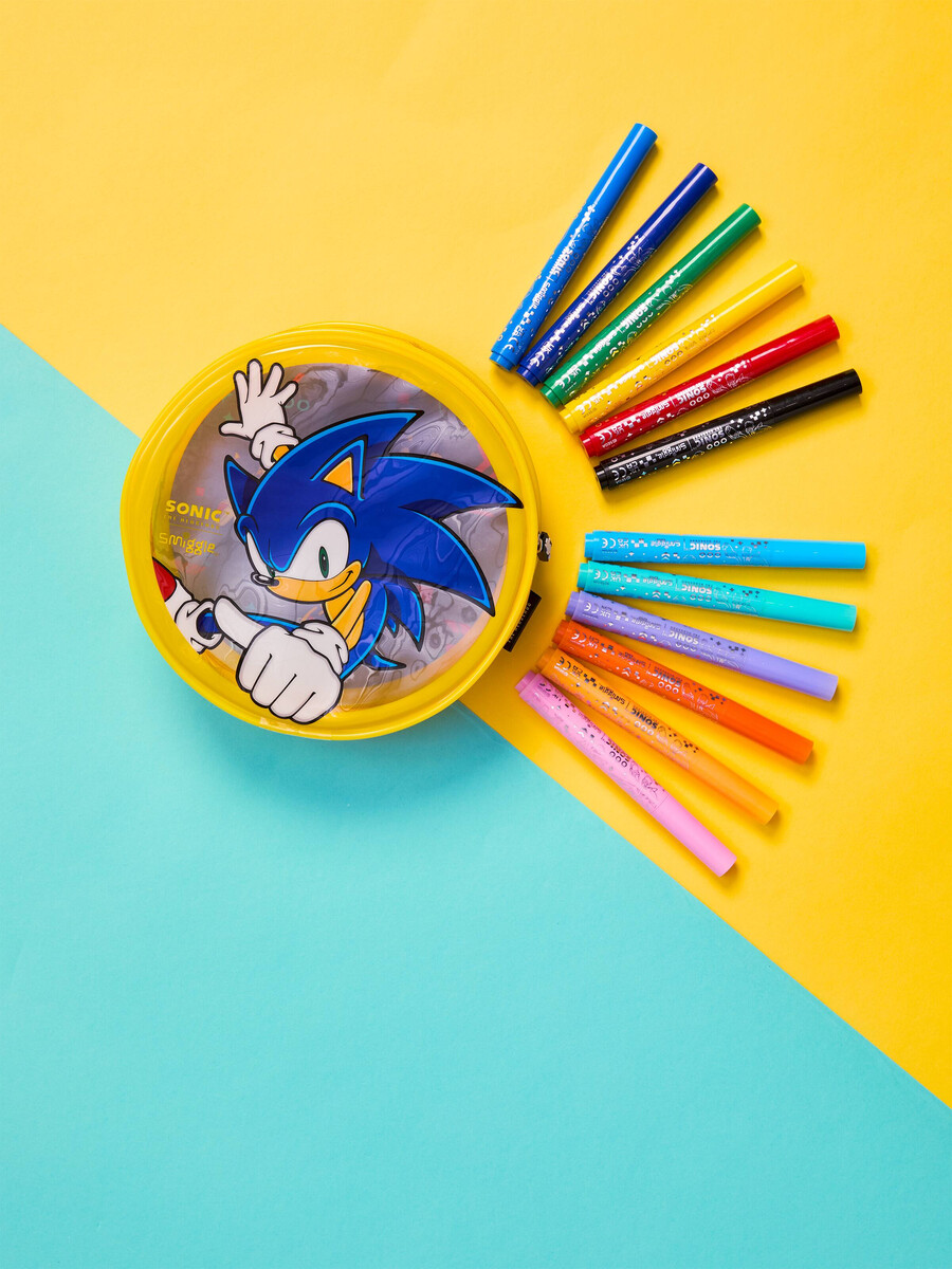 paquete de marcadores de sonic the hedgehog