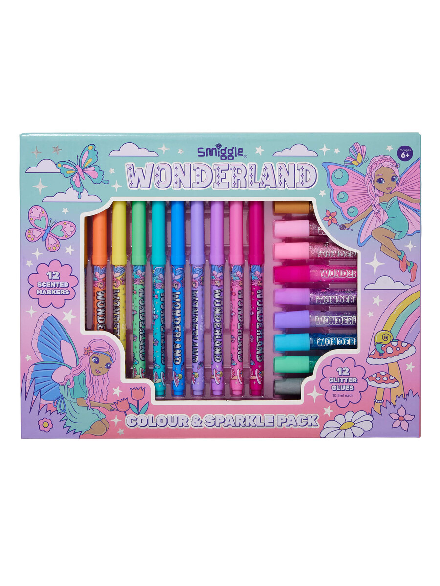 paquete de color y brillo de wonderland