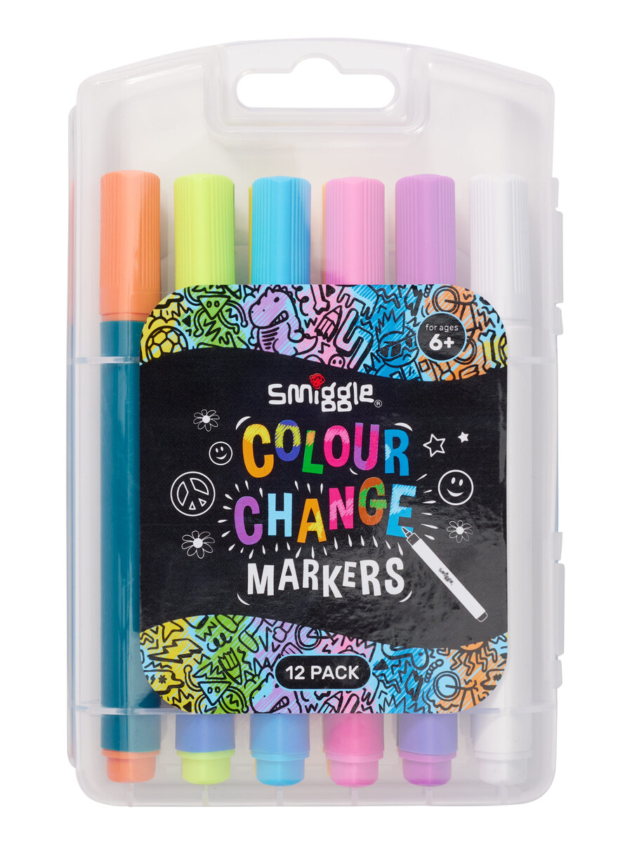 marcadores que cambian de color x12