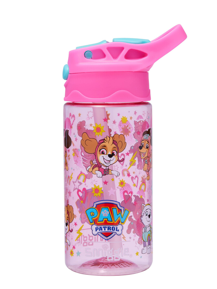 botella de plástico abatible paw patrol junior de 430 ml