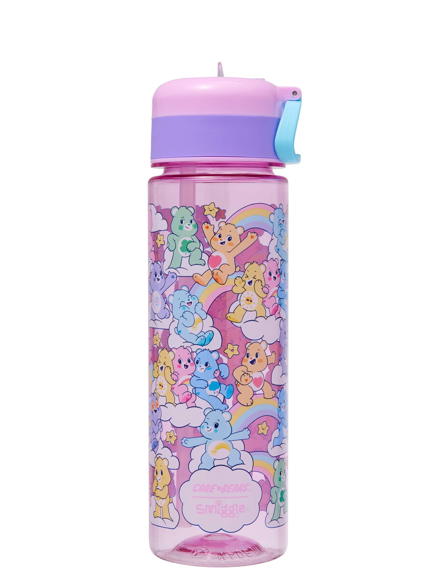 botella de plástico abatible care bears de 650 ml