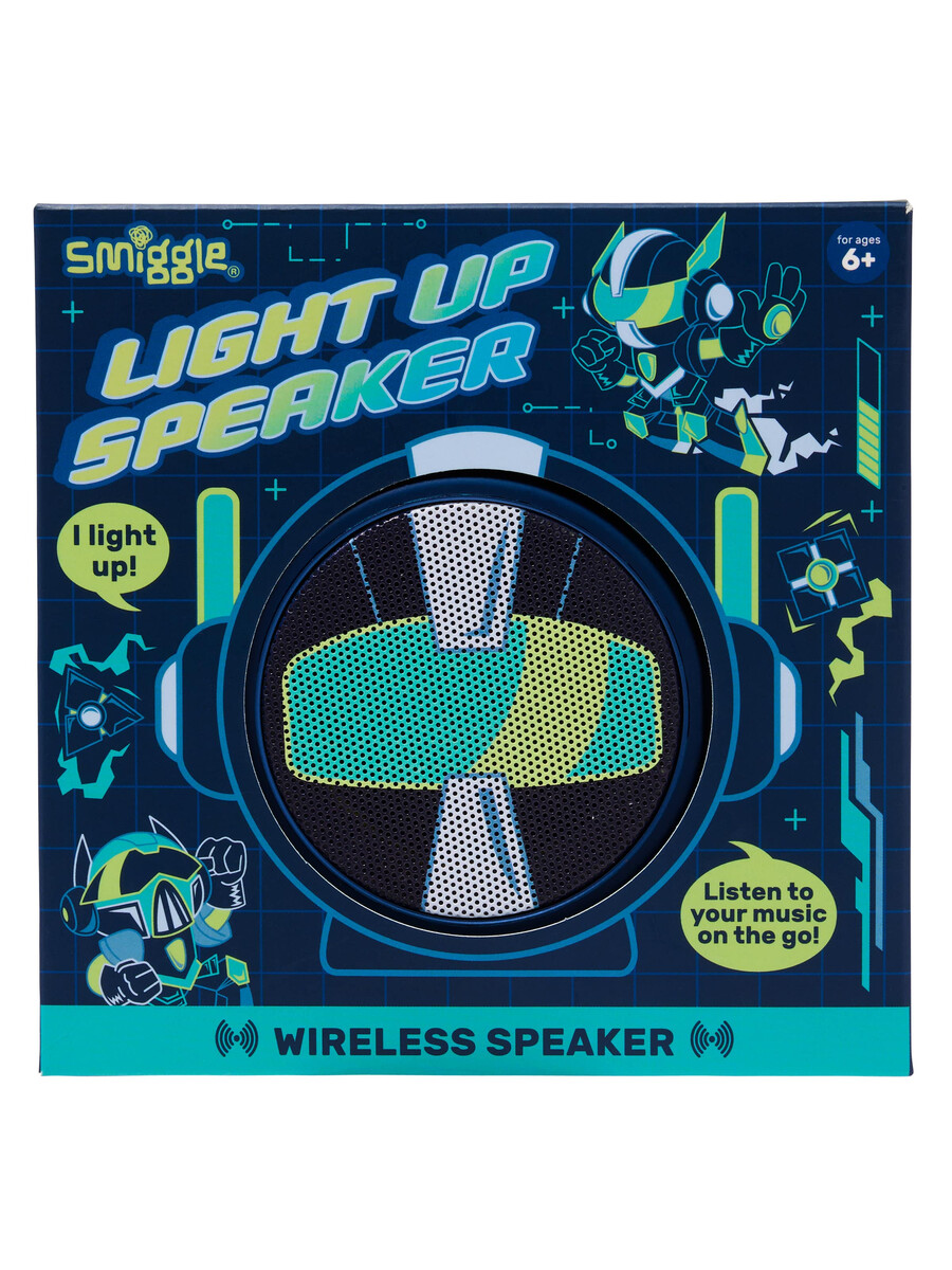 altavoz inalámbrico con luces de personajes