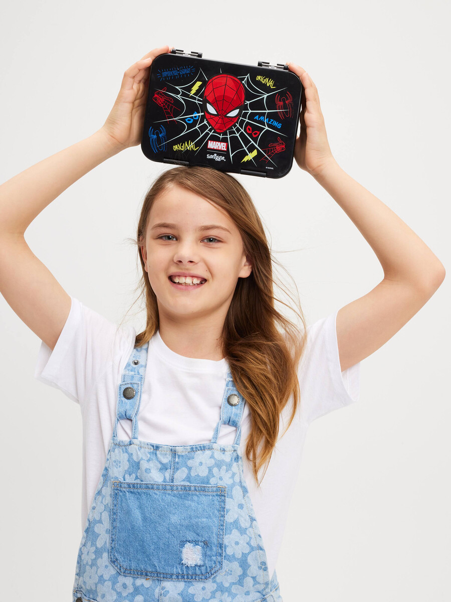 fiambrera bento mediana de spider-man