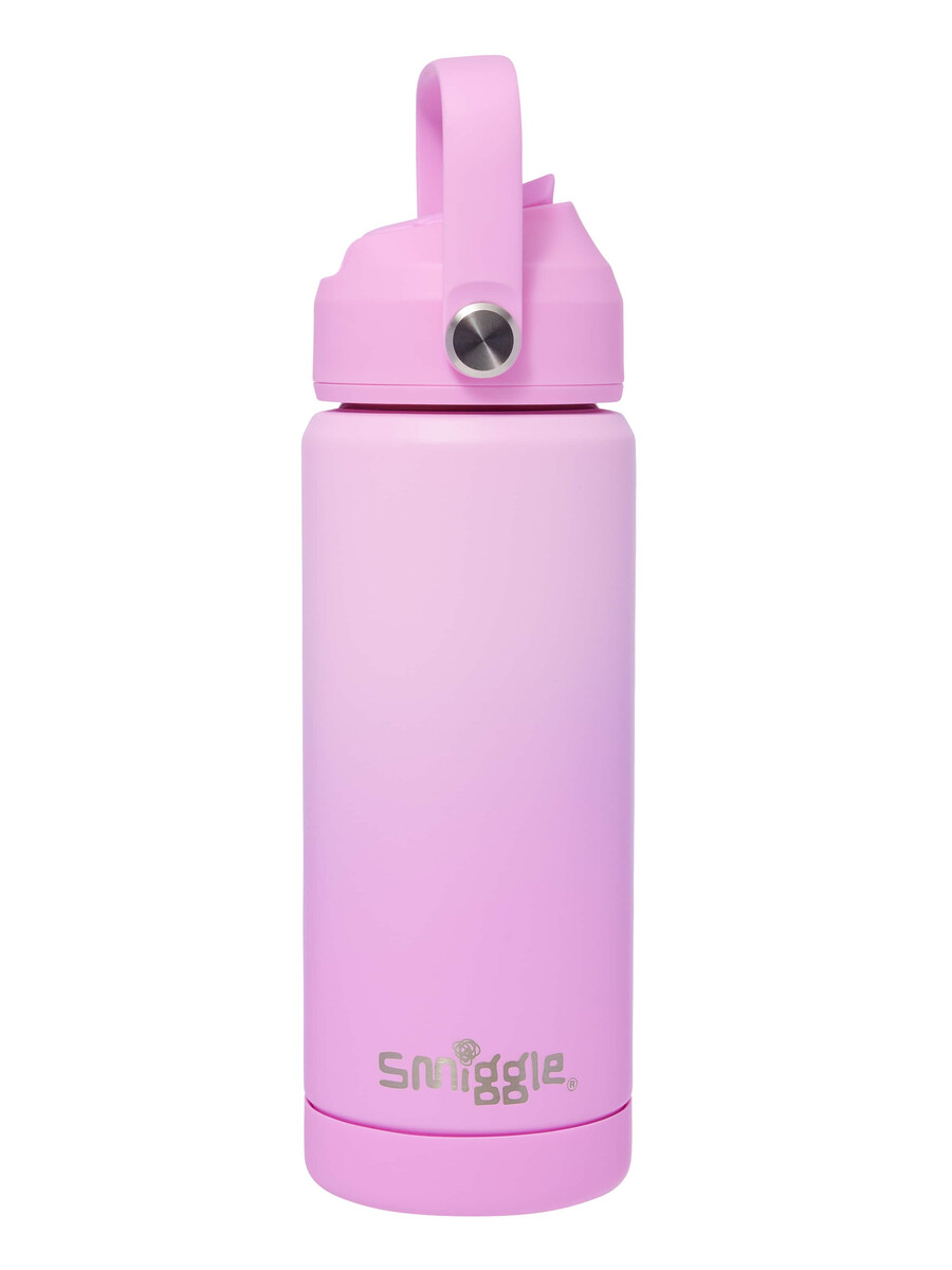 botella de acero inoxidable aislada squiggle de 550 ml
