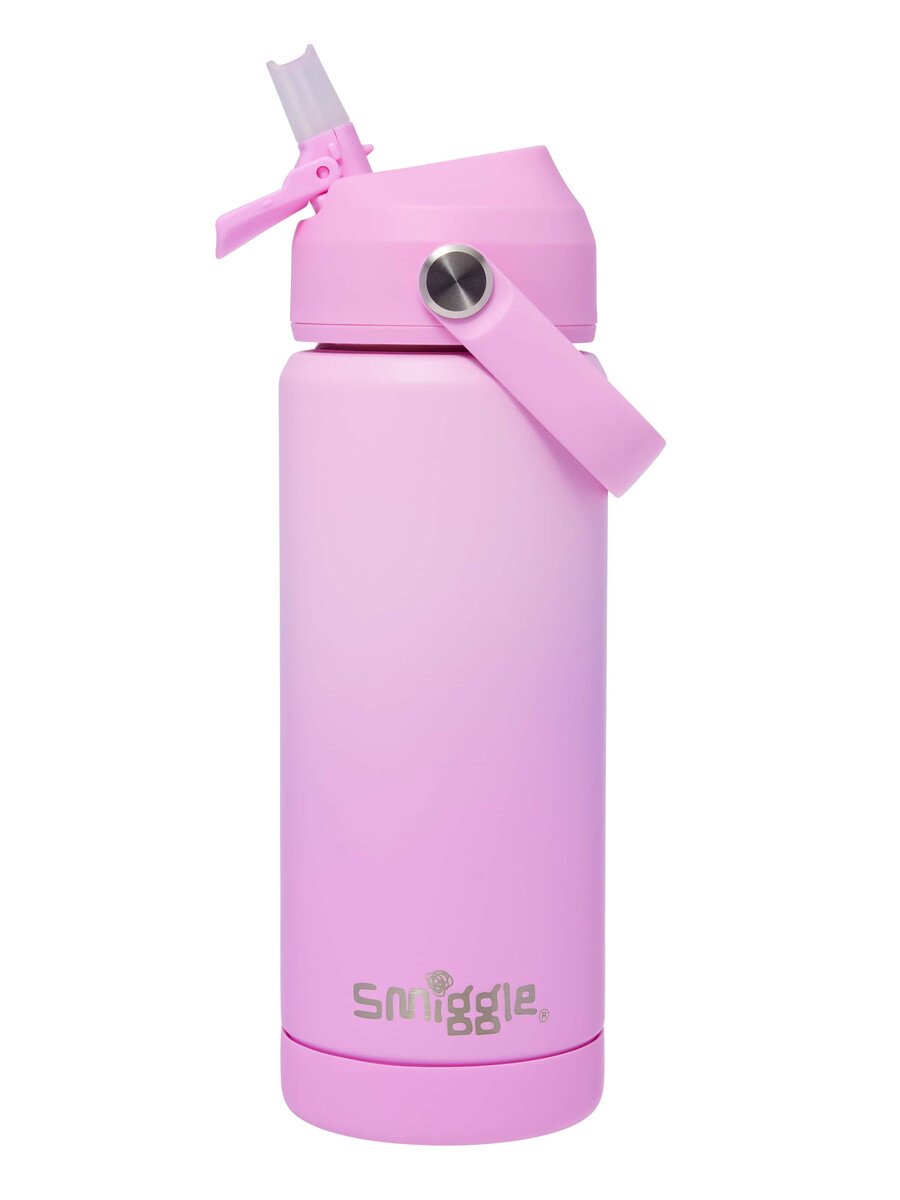 botella de acero inoxidable aislada squiggle de 550 ml