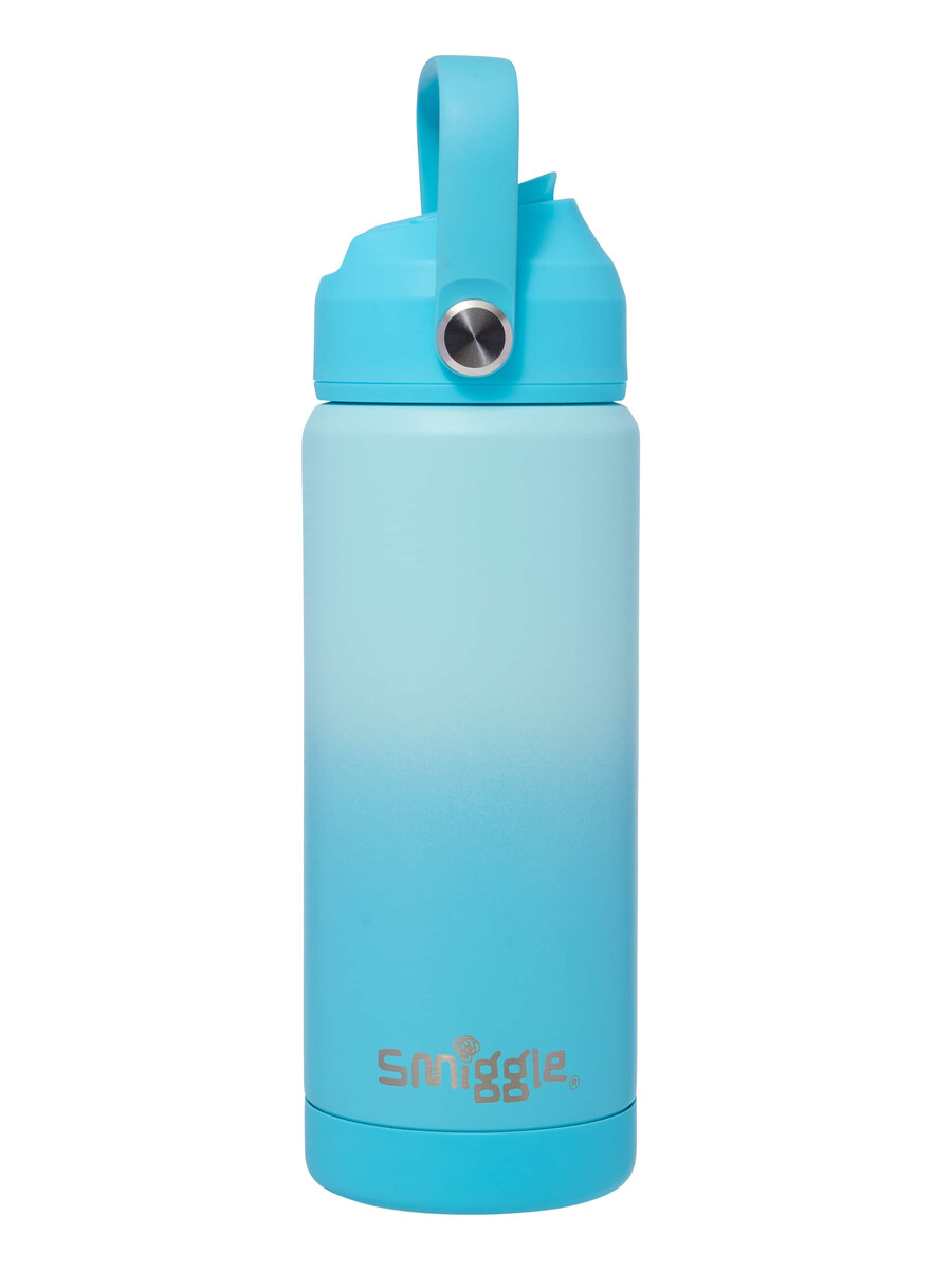 botella de acero inoxidable aislada squiggle de 550 ml