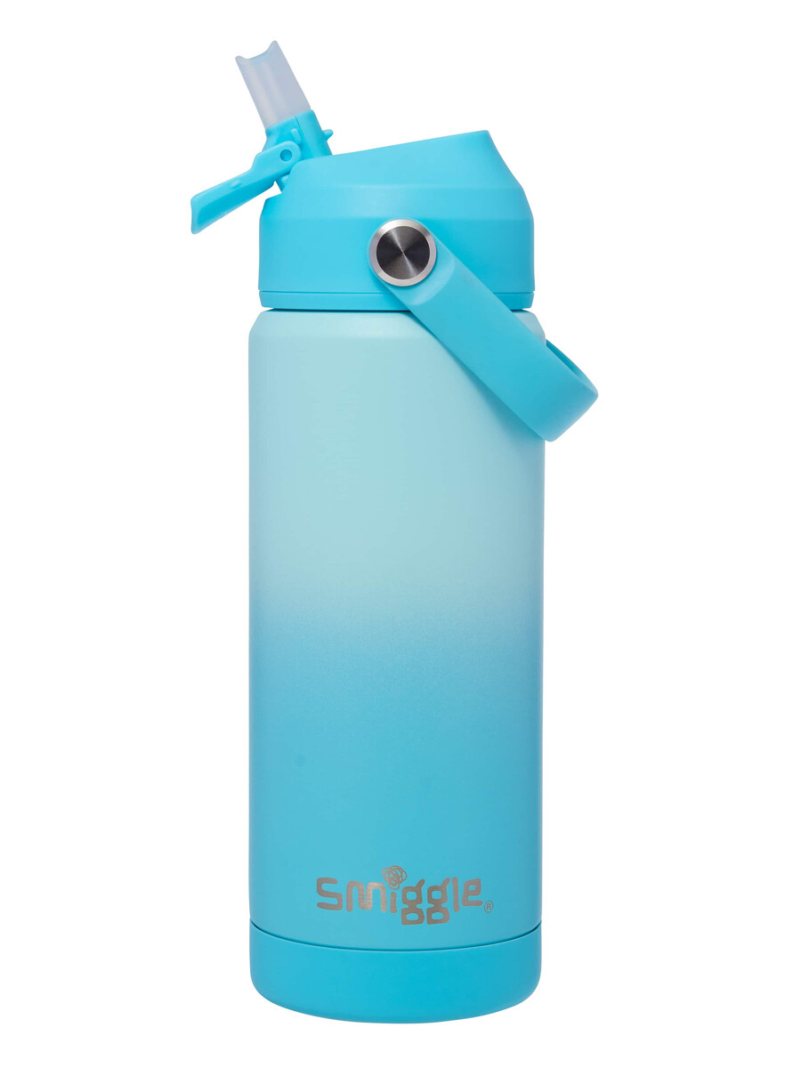 botella de acero inoxidable aislada squiggle de 550 ml