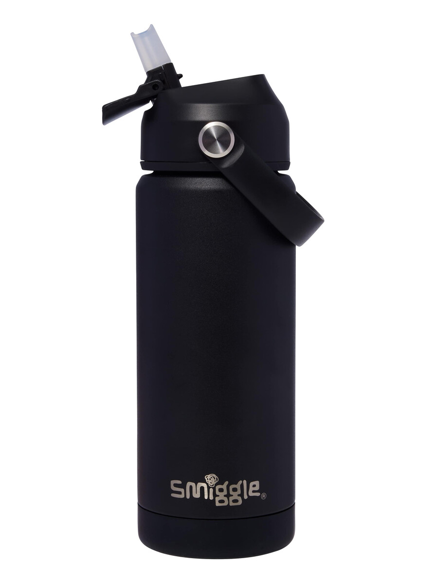 botella de acero inoxidable aislada squiggle de 550 ml
