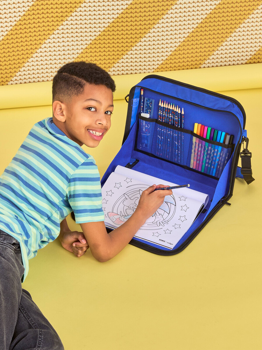 estudio para colorear portátil de sonic el erizo