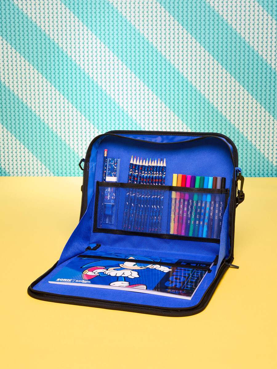 estudio para colorear portátil de sonic el erizo