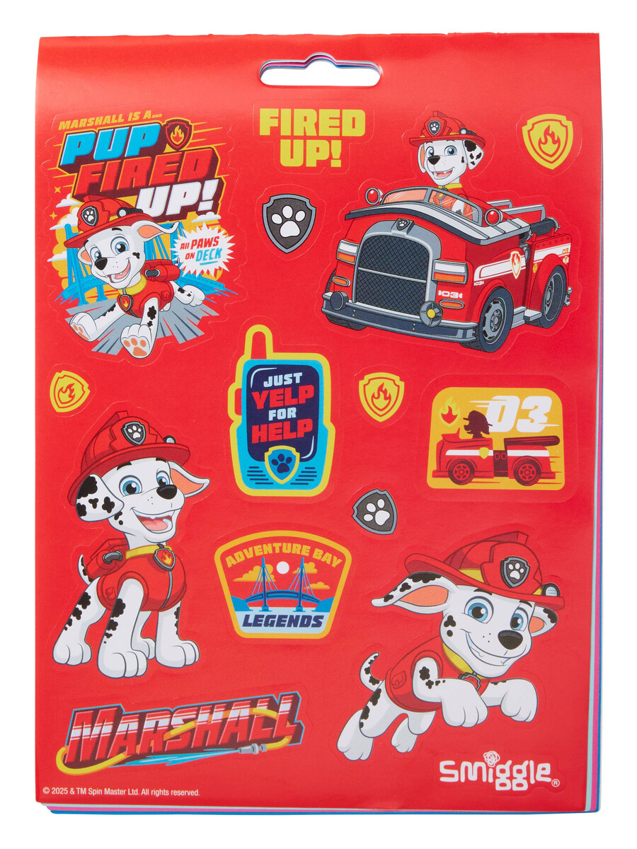 estudio de pegatinas de paw patrol