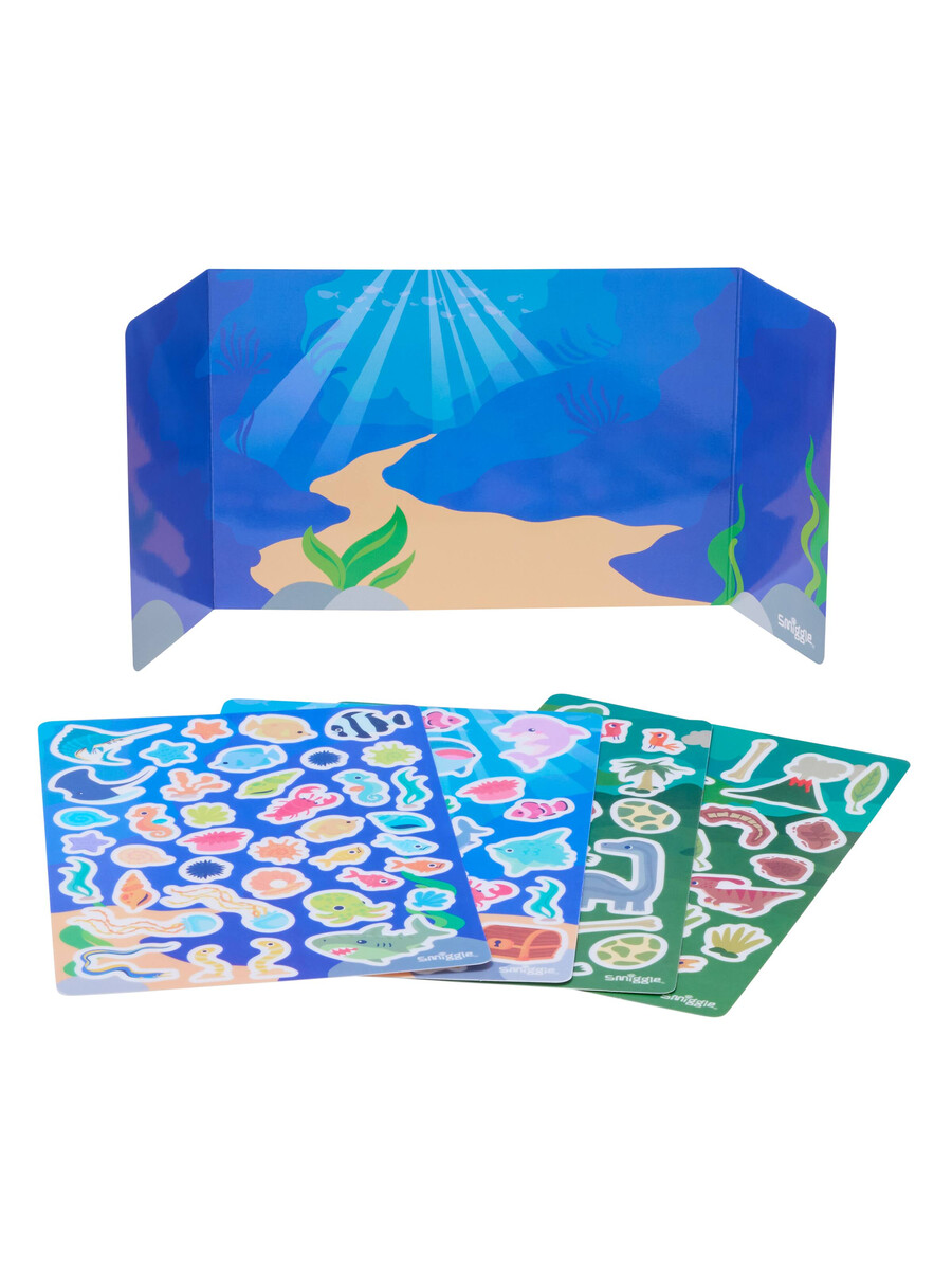 libro de pegatinas de escenas de juego