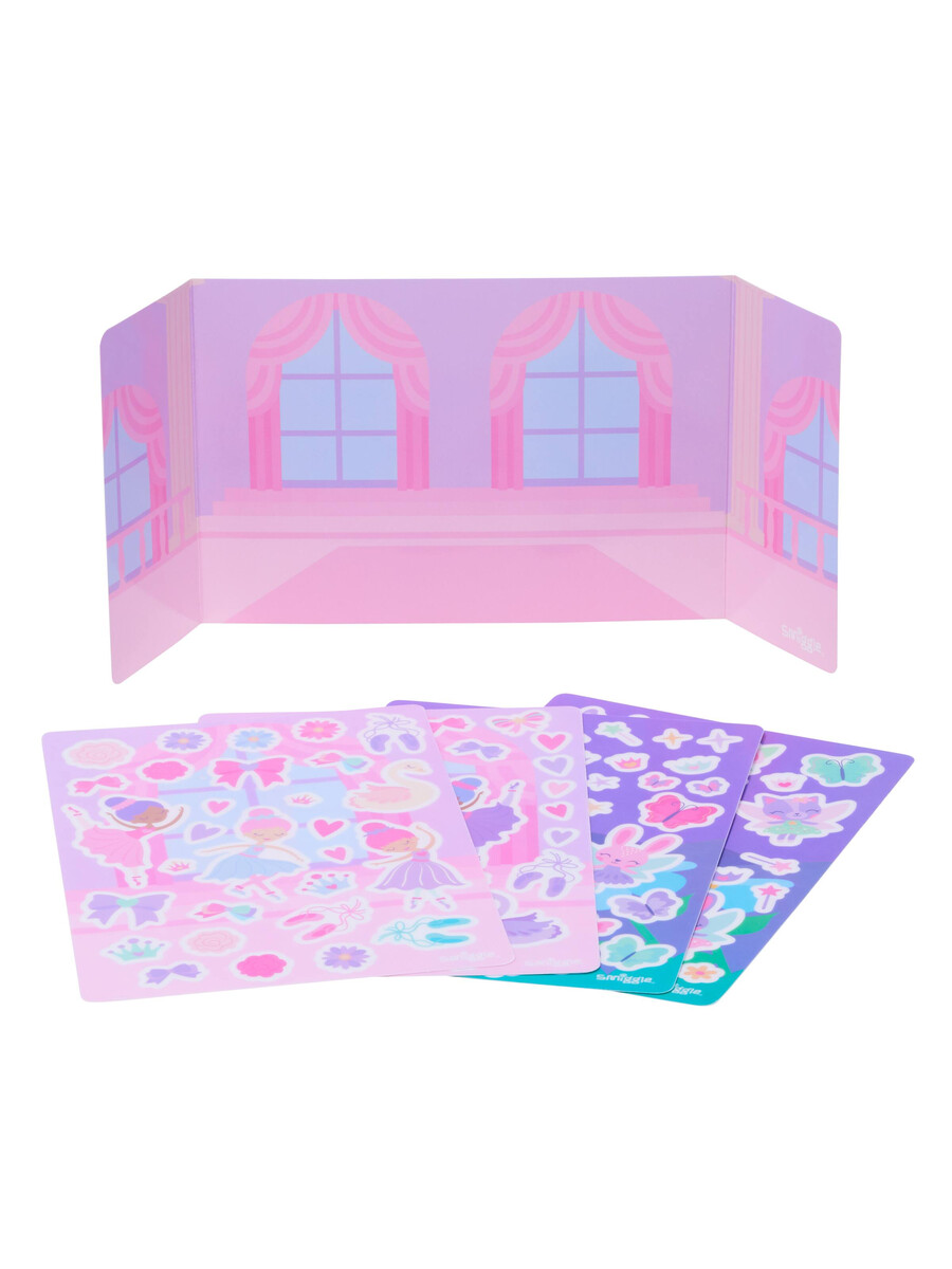 libro de pegatinas de escenas de juego