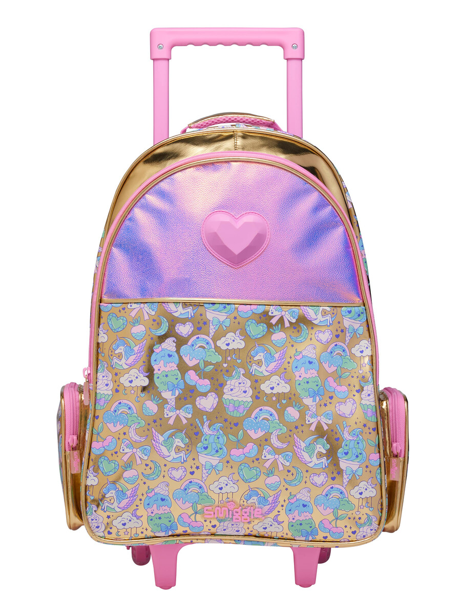 mochila con ruedas luminosas radiant