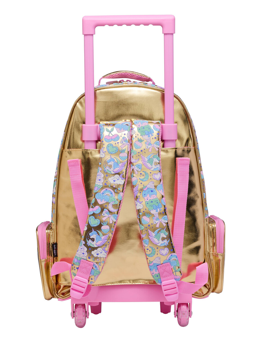 mochila con ruedas luminosas radiant