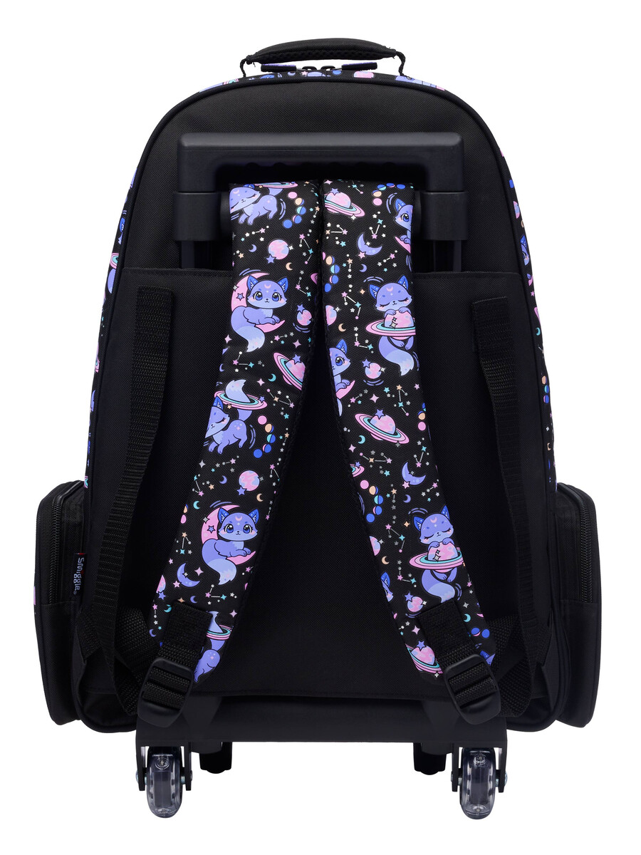 mochila con ruedas luminosas bright eyes