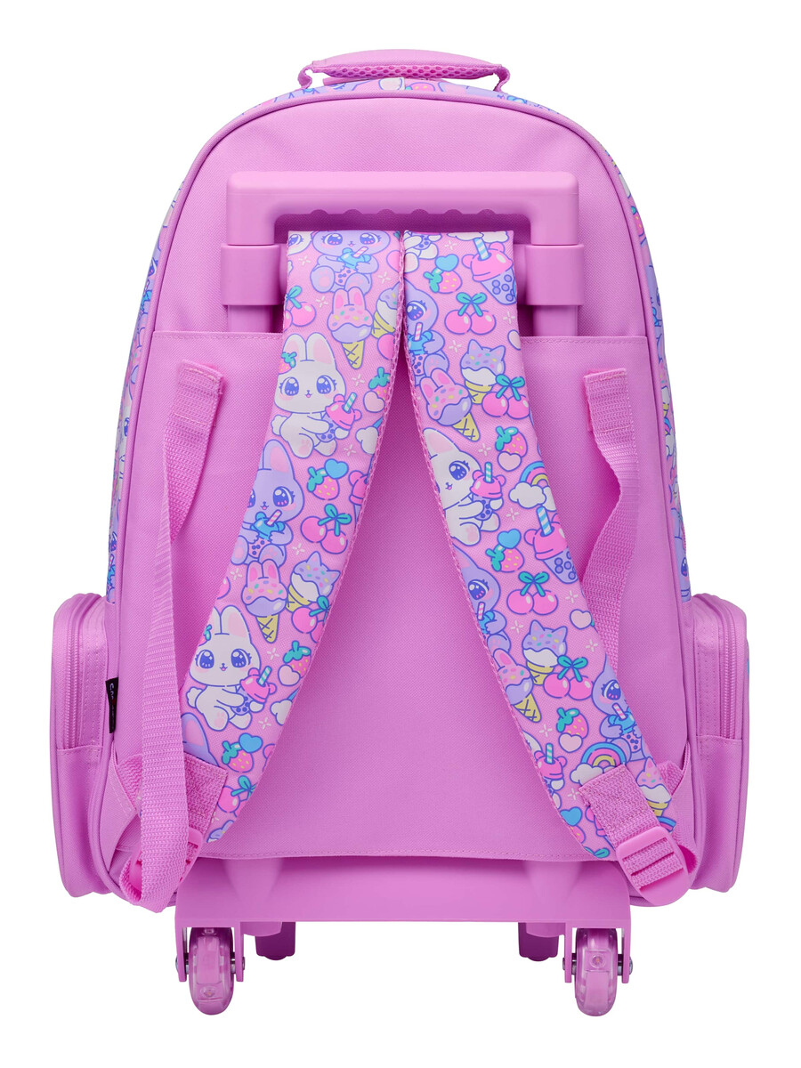 mochila con ruedas luminosas bright eyes