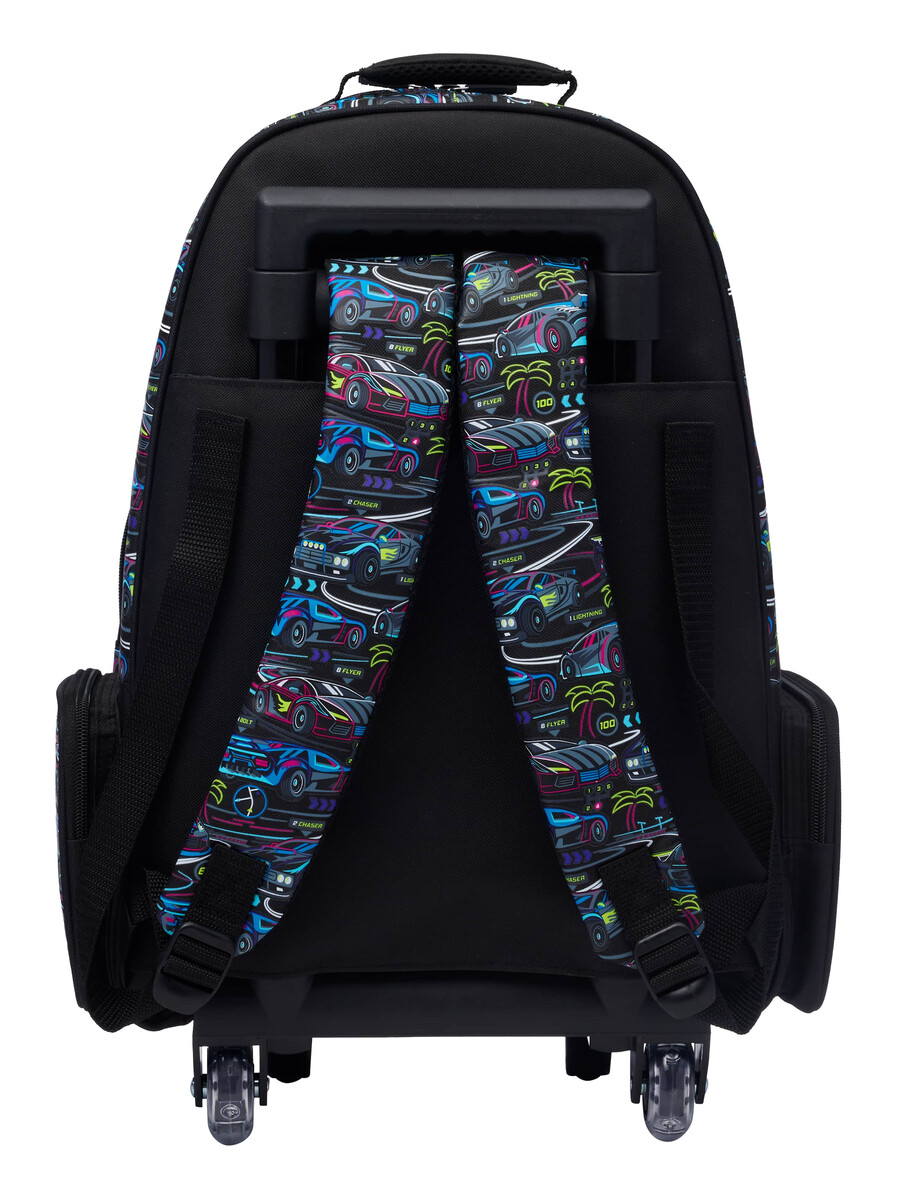 mochila con ruedas luminosas bright eyes