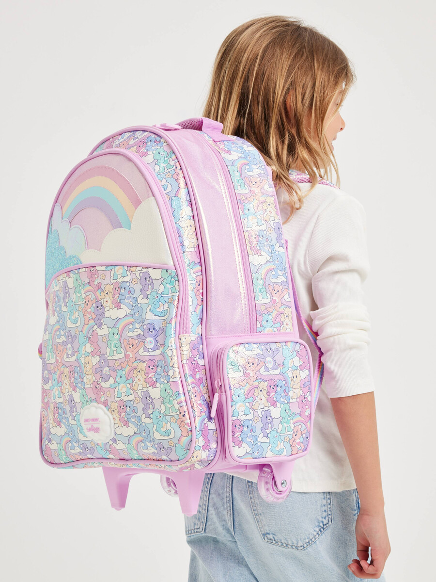 mochila con ruedas de los ositos cariñositos con luces