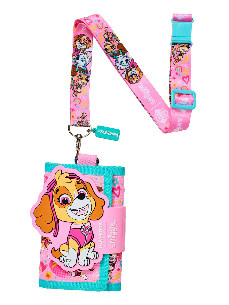 cartera con cordón de paw patrol